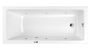 Гидромассажная ванна Whitecross Wave Slim 0111.170075.100.SOFT.CR 170x75см Soft хром